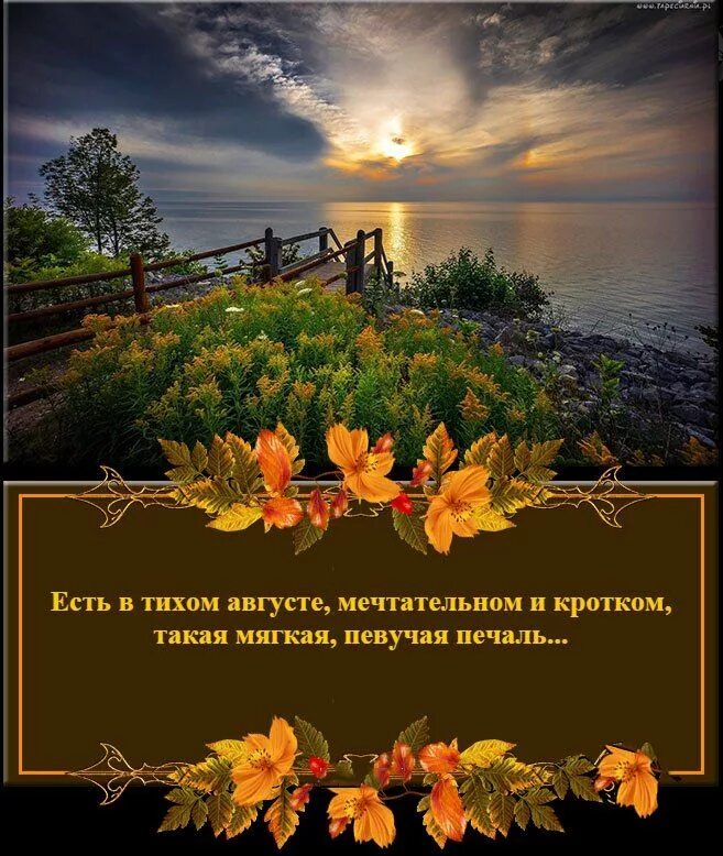 День был осенний но тихие теплый