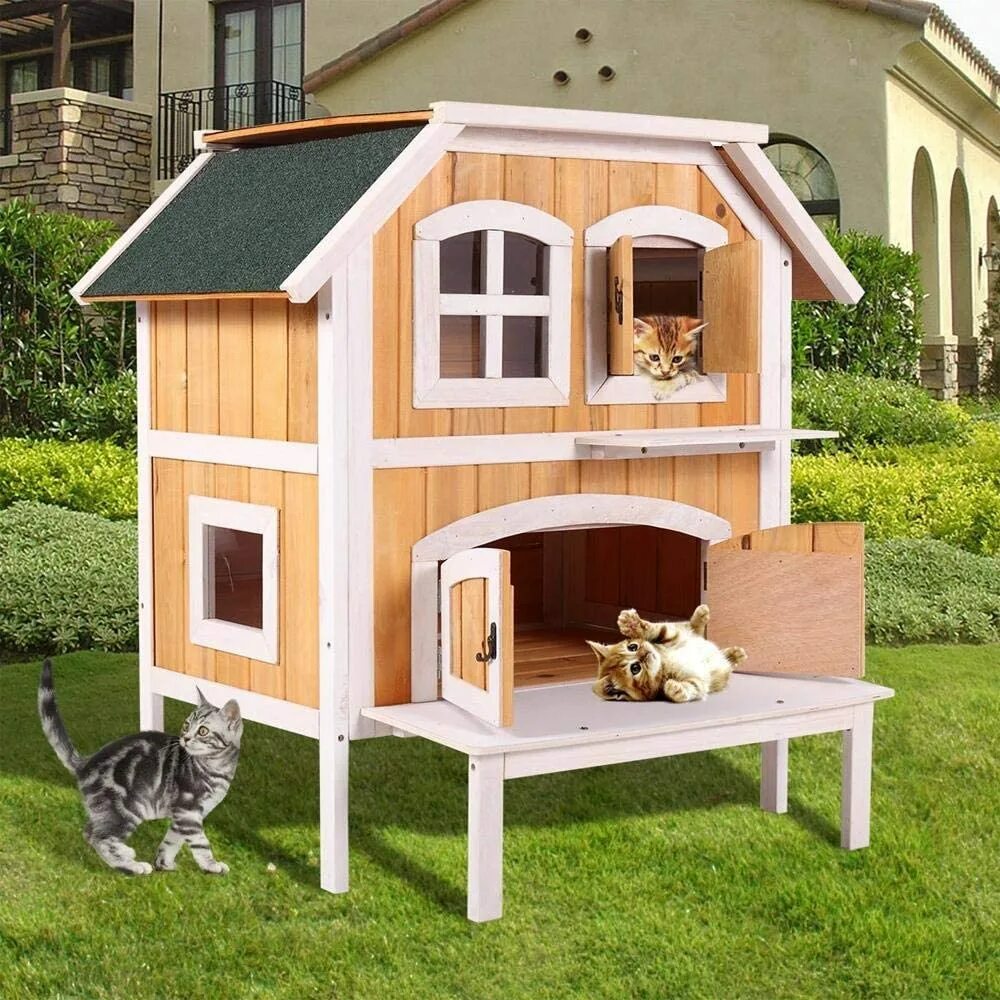 Pet house 2. Домик для животных. Уличный домик для котов. Деревянные домики для животных. Уличные деревянные домики для кошек.