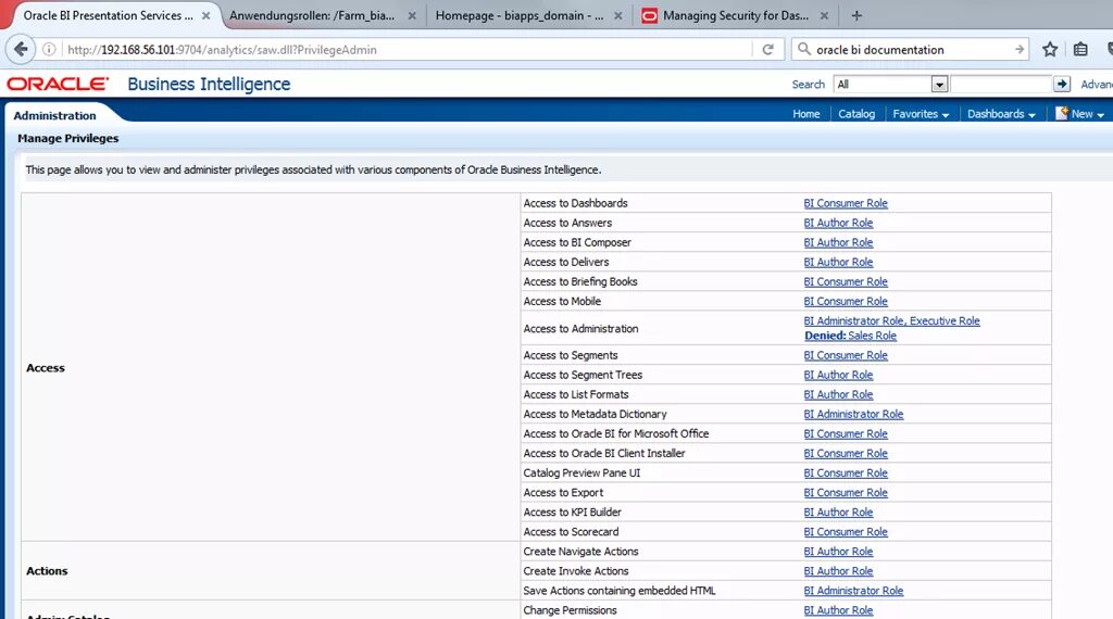 Oracle privileges. Oracle privileges
