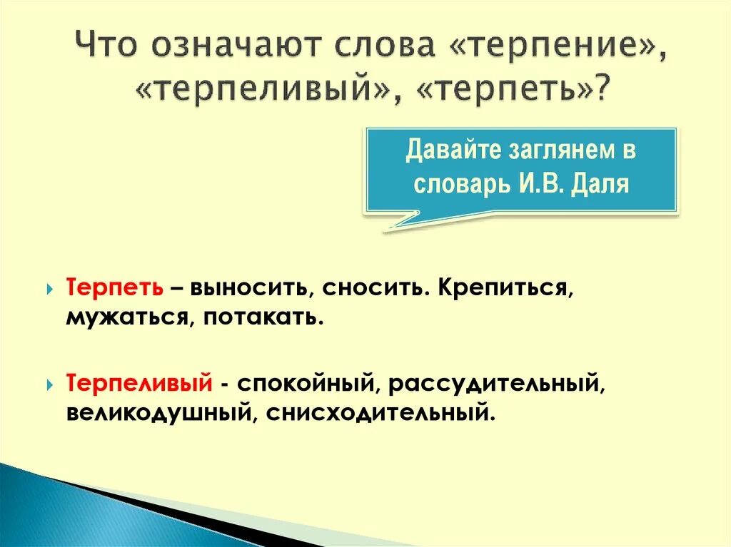 Как пишется слово терпит