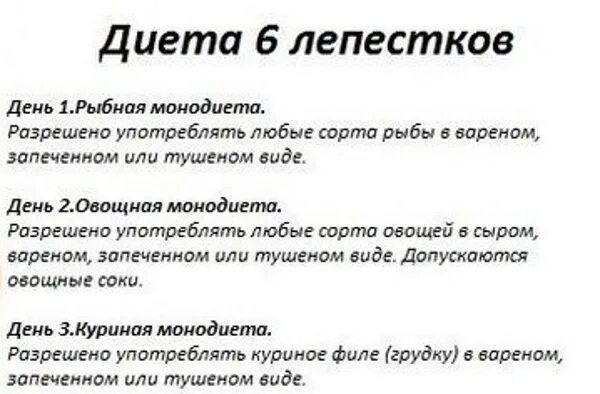 Диета лепесток 7 дней меню на каждый. Диета семь лепестков меню на неделю. Меню диеты 6 лепестков на неделю. Монодиета по дням.
