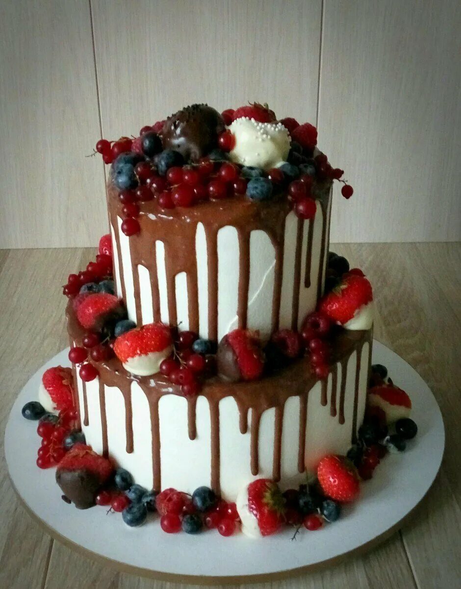 тортик для девочки с фруктами. детские торты. торт без мастики. детские торты без мастики. красивые тортики.