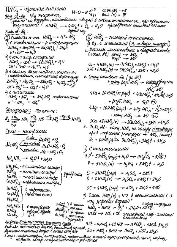 Азот шпаргалка ЕГЭ по химии. Химические свойства азотной кислоты ЕГЭ химия. Конспект химические свойства азотной кислоты. Опорный конспект по химии по теме азотная кислота. Азот самостоятельная работа по химии 9 класс