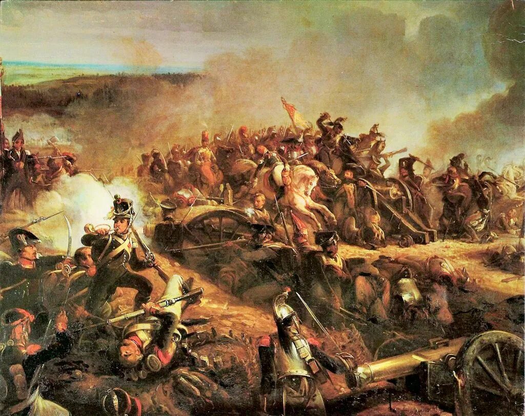 Французы напали. Батарея Раевского 1812. Бородинское сражение 1812. Бородинское сражение 1812 Кутузов.