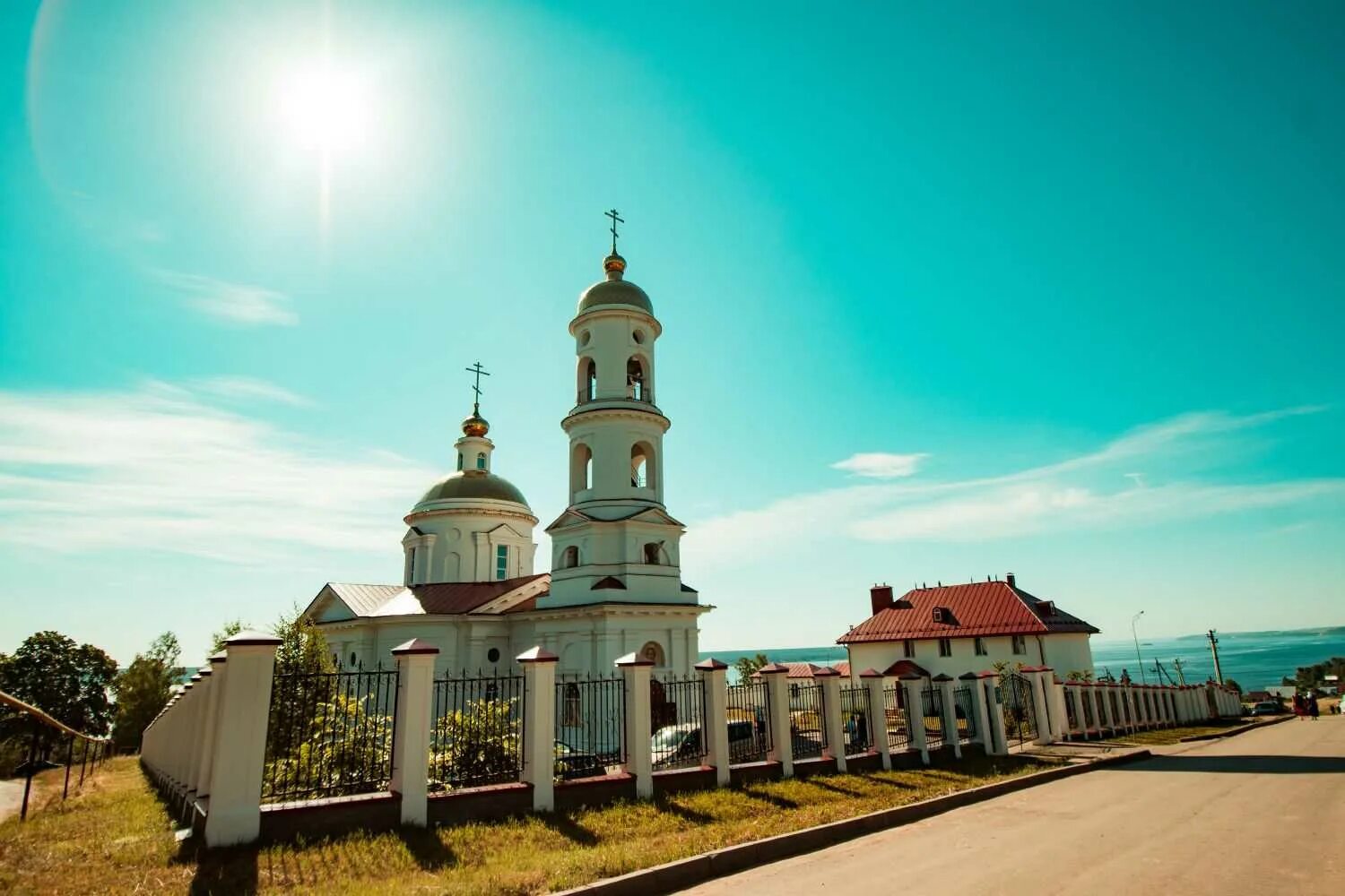 Храм село Ключищи Татарстан. Ключищи Верхнеуслонский район Церковь.