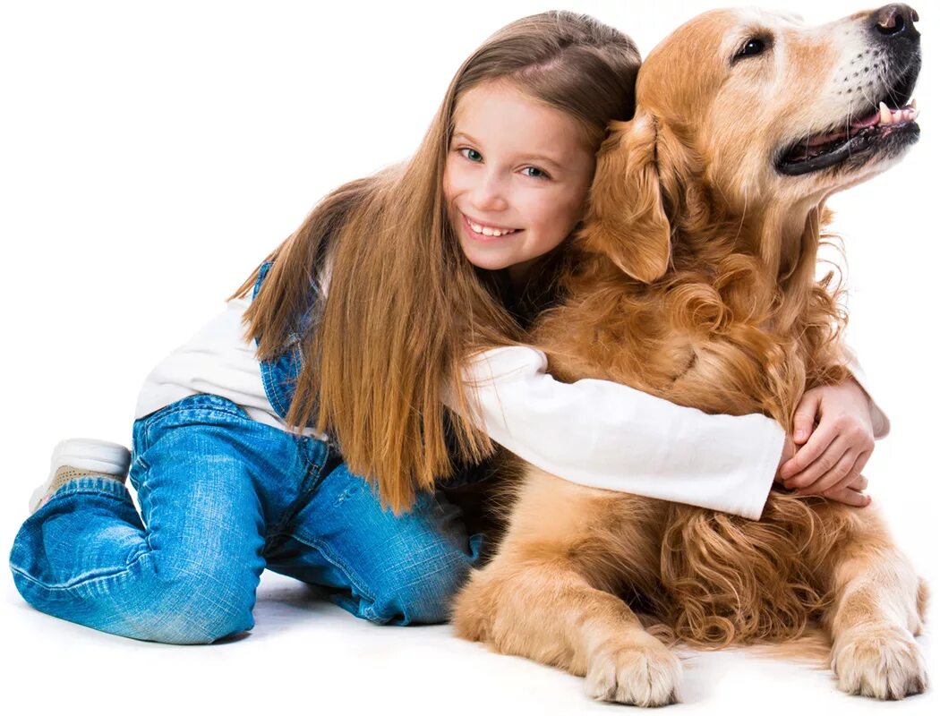 Pet chuckles. Собака для детей. Ребенок обнимает собаку. Девочка с собакой. Человек с собакой на белом фоне.