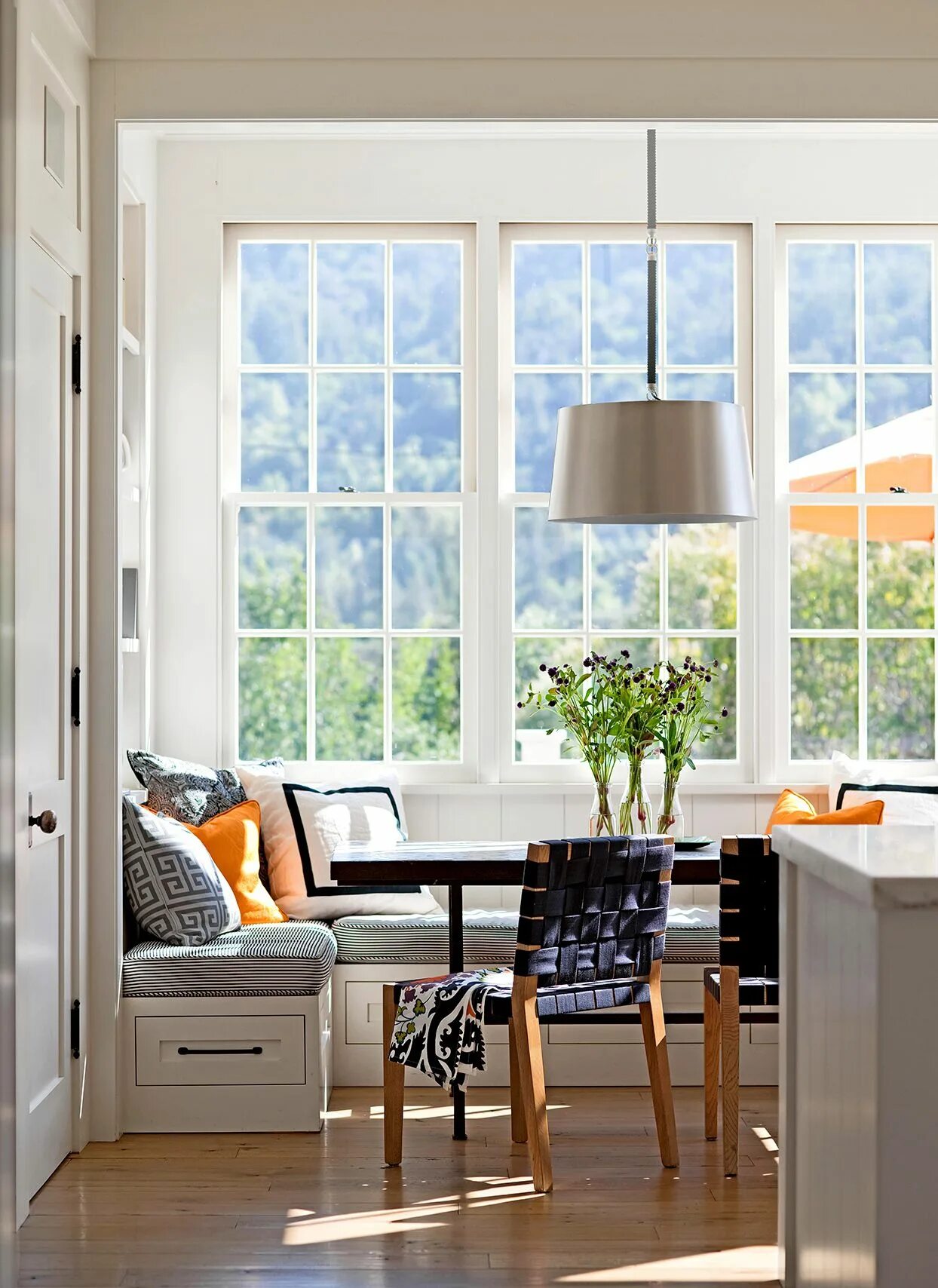 The windows is the sofa