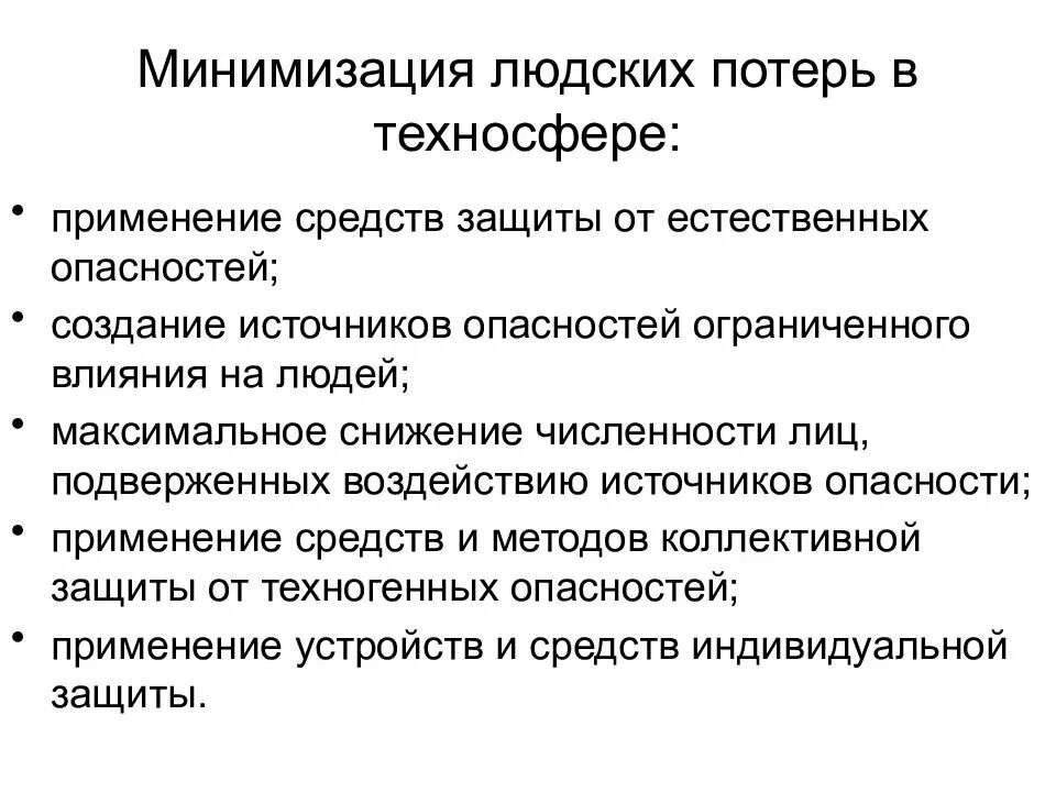 Минимизация использования