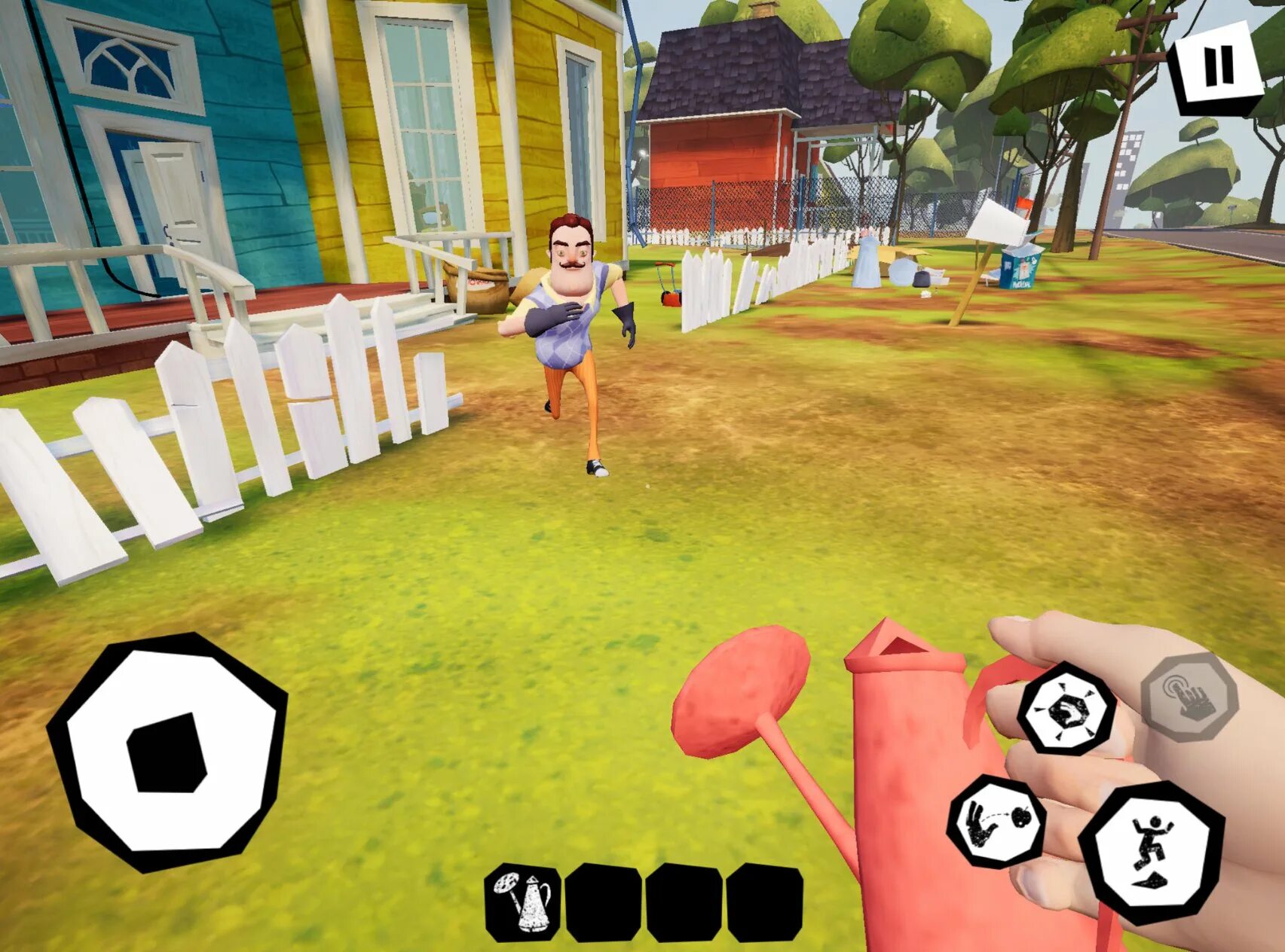 Запусти простую игру. Игра Neighbor. Hello Neighbor игра. Привет сосед. Привет сосед на телефон.