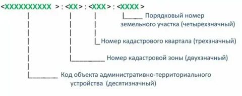 Расшифровка кадастрового номера участка