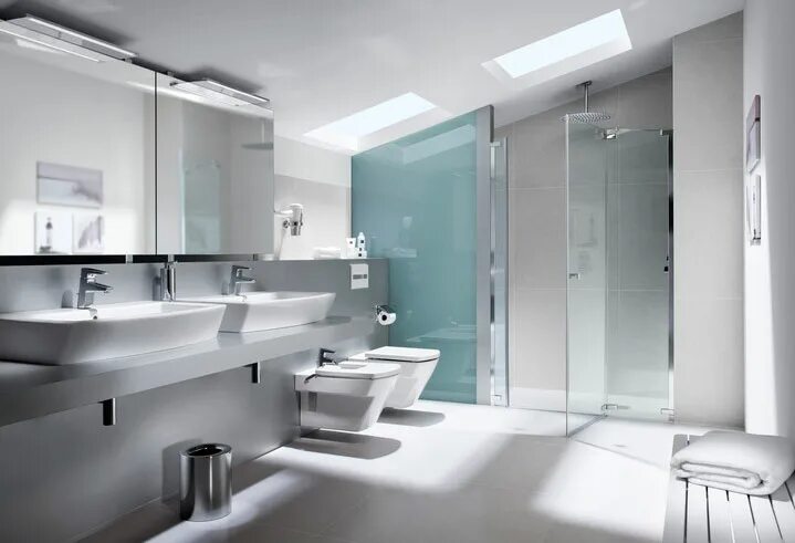 The white bathroom design in 87 ideas - YouTube
