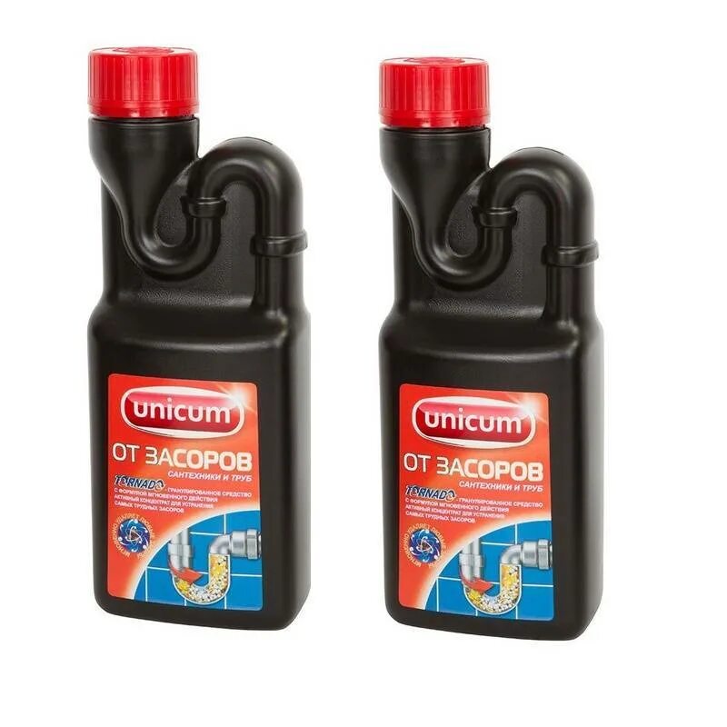 Антизасор", 70 г. Гранулированное средство для удаления засоров unicum торнадо, 70 гр. Tiret гель turbo 500мл. От засоров в трубах. От засоров в трубах.