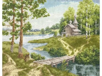 Наборы для вышивания крестом пейзажи