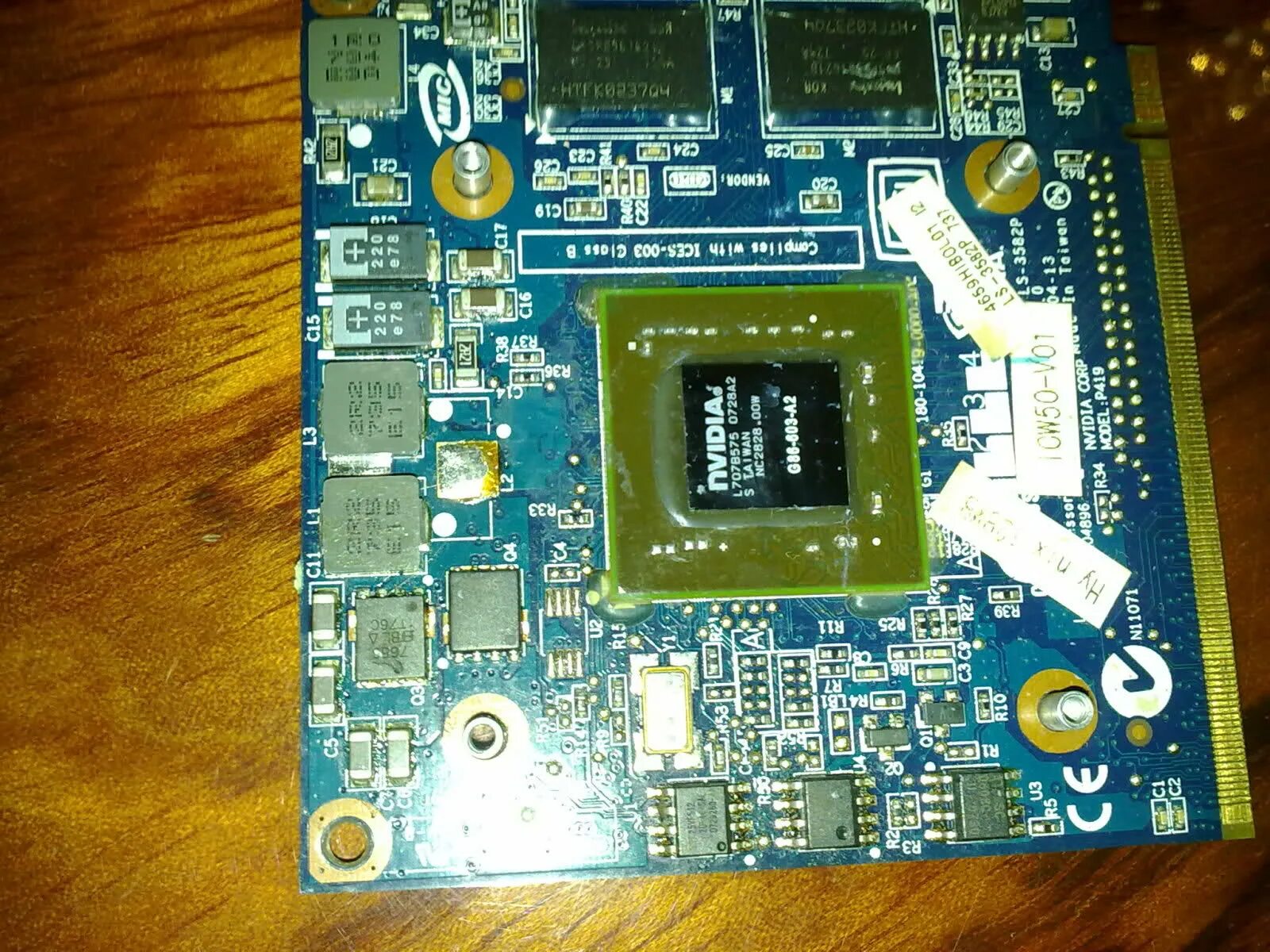 Купить nVidia Видеокарта для ноутбука Asus A8S VGA NB8P DDR2 BD, G85-703-A2 НЕРА