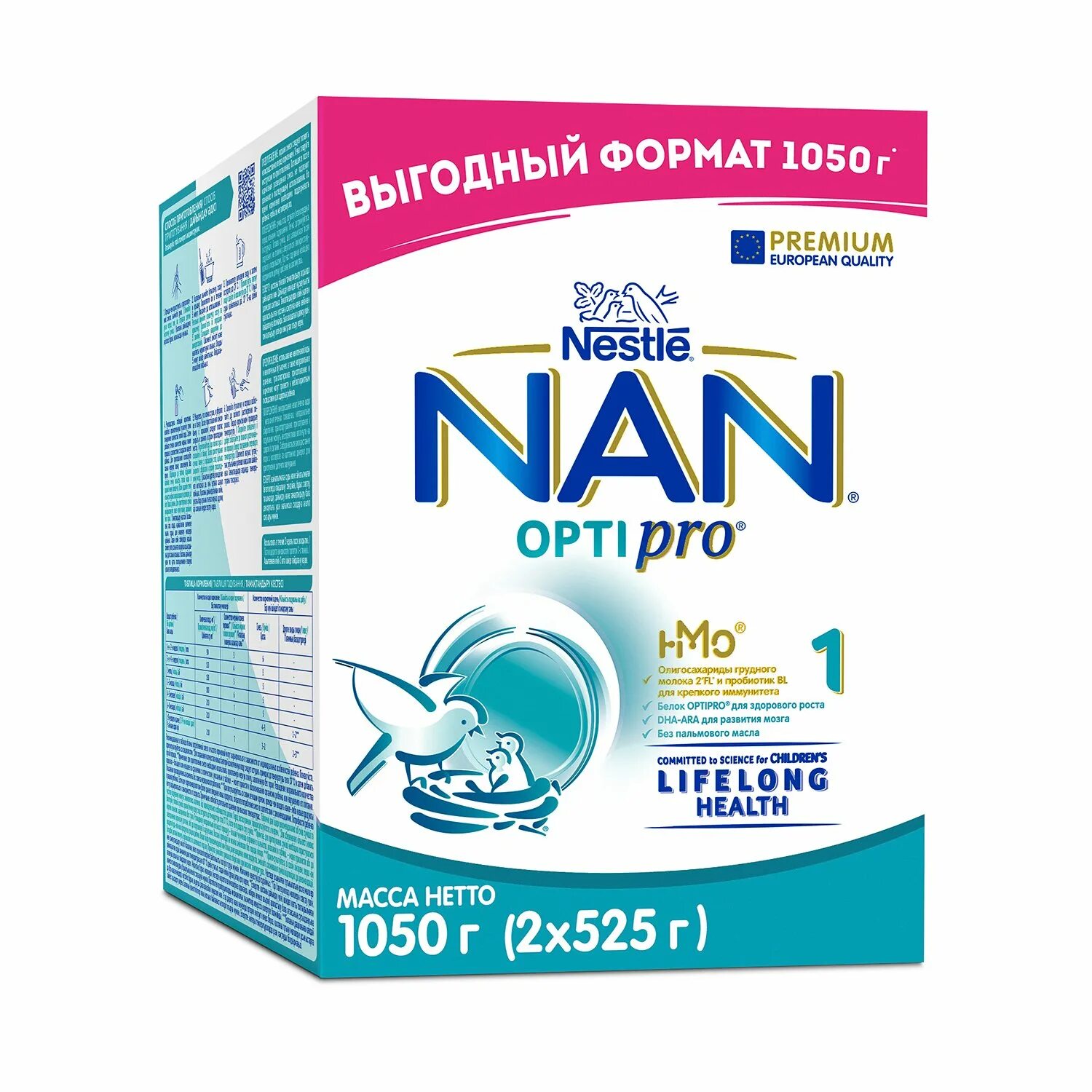 Смесь нан сколько хранить. Молочная смесь Nestle nan 1 Optipro. Нан 1 оптипро сухая молочная смесь 2x525г. Nan 1 Opti Pro с олигосахаридами. Nan Optipro 1 1050 г.