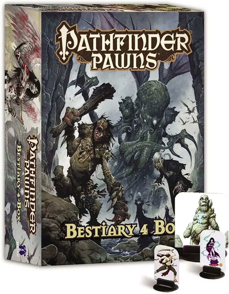 Следопыт книга 4. Pathfinder Бестиарий набор фишек. Pathfinder pawns. Pathfinder фишки. Pathfinder книга Бестиарий.