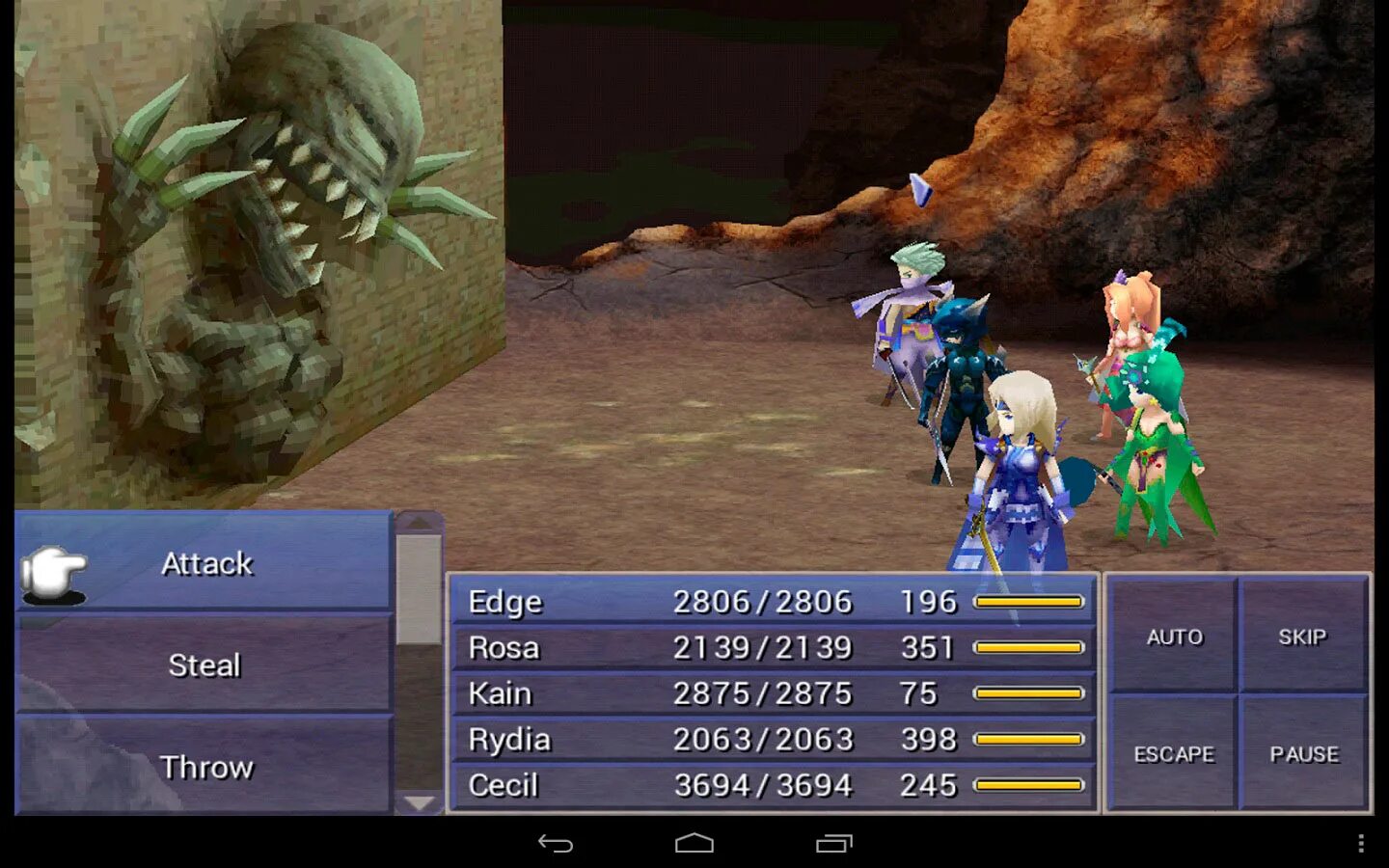 Как обновить андроид до 5 версии. Final fantasy iv (3d remake). final fantasy jrpg. final fantasy 1 и 2 на андроид. final fantasy 5 3d remake.