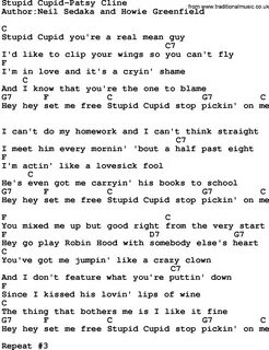 Stupid Cupid Lyrics