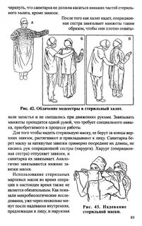 Надевание стерильного халата