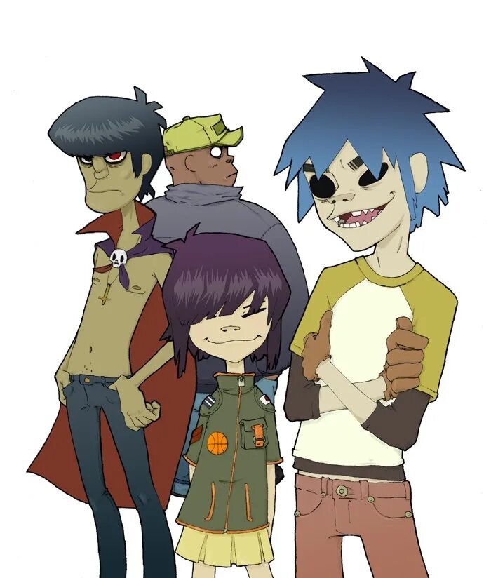 Гориллаз слушать песни. Gorillaz. Группа гориллаз. Группа гориллаз персонажи. Группа Gorillaz нудл 2001.