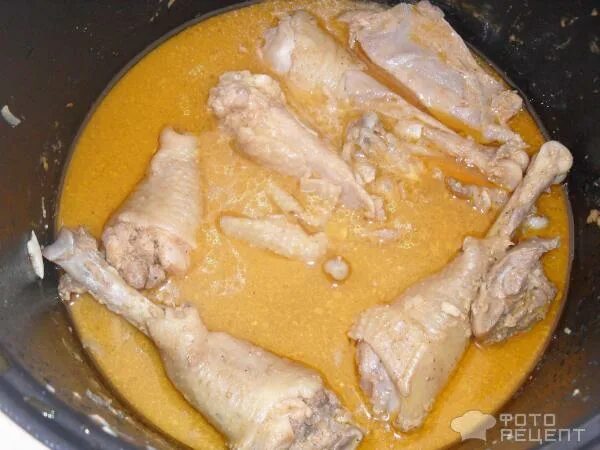 приготовить куриные ножки с подливкой
