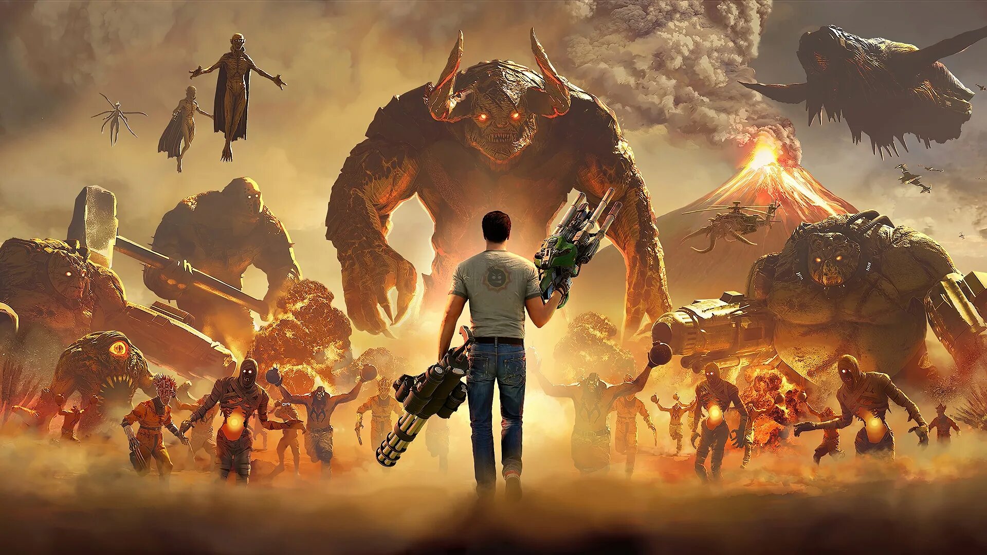 Game posters. Serious Sam 4. Serious Sam 4: Planet Badass. Serious Sam 4 Постер. Serious Sam 4 обложка.