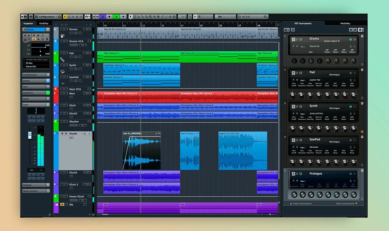 Программа для лучшего звука. Steinberg Cubase Интерфейс. Cubase Pro 10.5 PNG. Cubase 10 Интерфейс. Cubase 13.