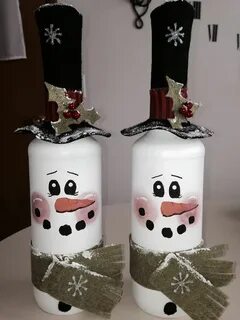 Снеговик из бутылки