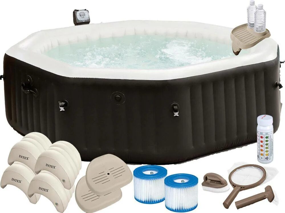 Надувной бассейн джакузи Intex 28404 PURESPA Bubble Therapy. Intex Spa джакузи с подогревом. 28462 Intex. Интекс спа джакузи с гидромассажем. Джакузи для улицы с подогревом купить надувной