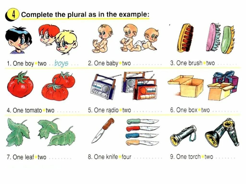 Множественное число существительных в английском для малышей. Мн число существительных дети английский. Множественное число в английском языке для детей упражнения. Задания на множественное число существительных в английском языке.