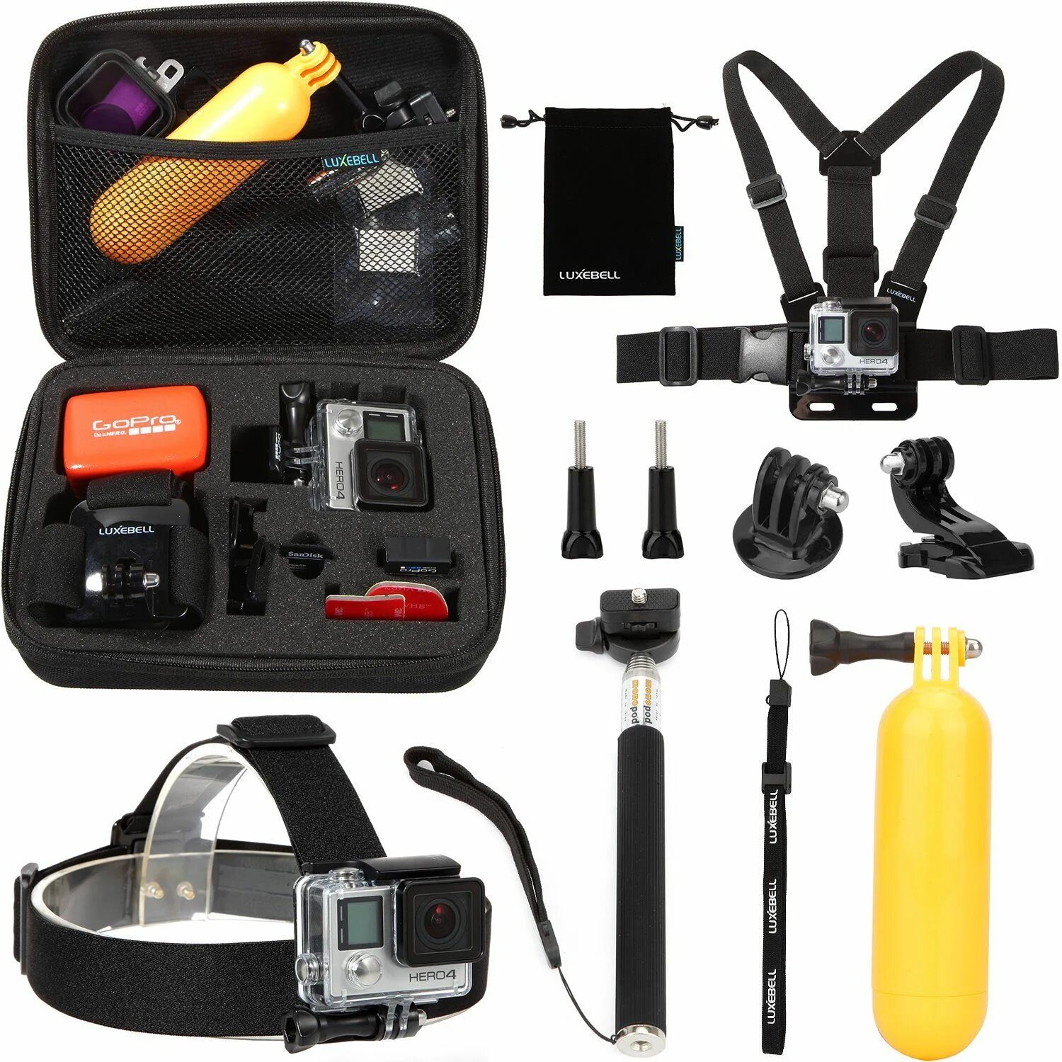 Приложение для экшен камеры. Gopro kit. утеплитель для экшн камеры. нестандартная батарея для экшн камеры. сумка под.экшен камеру и аксессуары.