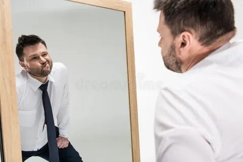 I looked at in the mirror