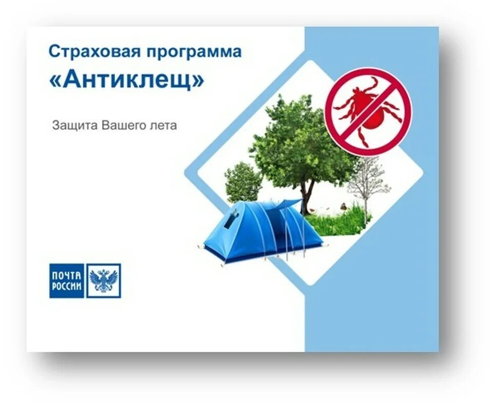 Страхование. Программа страхования Антиклещ почта России. Страхование от почты России. Антиклещ страховка.