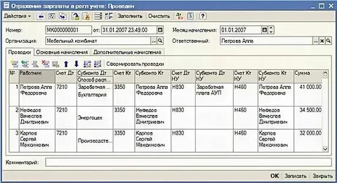 Заработная плата это какой счет