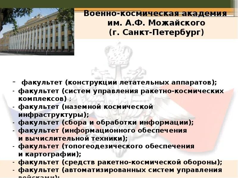 Укажите название военного учебного заведения. Виды военно образовательных учреждений. Основные виды военных образовательных учреждений. Функции военно образовательных учреждений. Учреждения МО презентация.