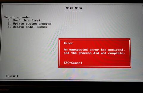 Flash bios lenovo