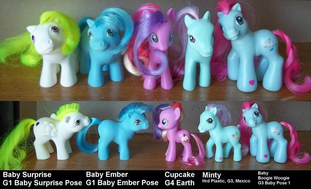 Пони поколение игрушки. My little Pony g3 Baby. МЛП игрушки g1. My little Pony Baby g1. My little Pony g3 vs g4.