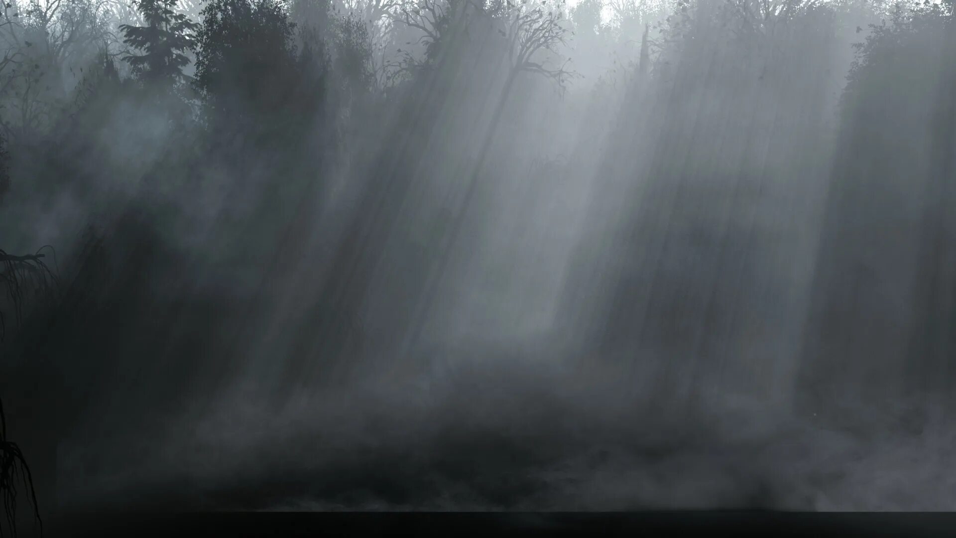 From the fog монстр. Монстр в тумане. туман и лес дримкор. огромный монстр в тумане. дримкор лес.