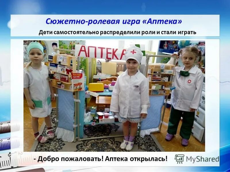 Сюжетная игра аптека