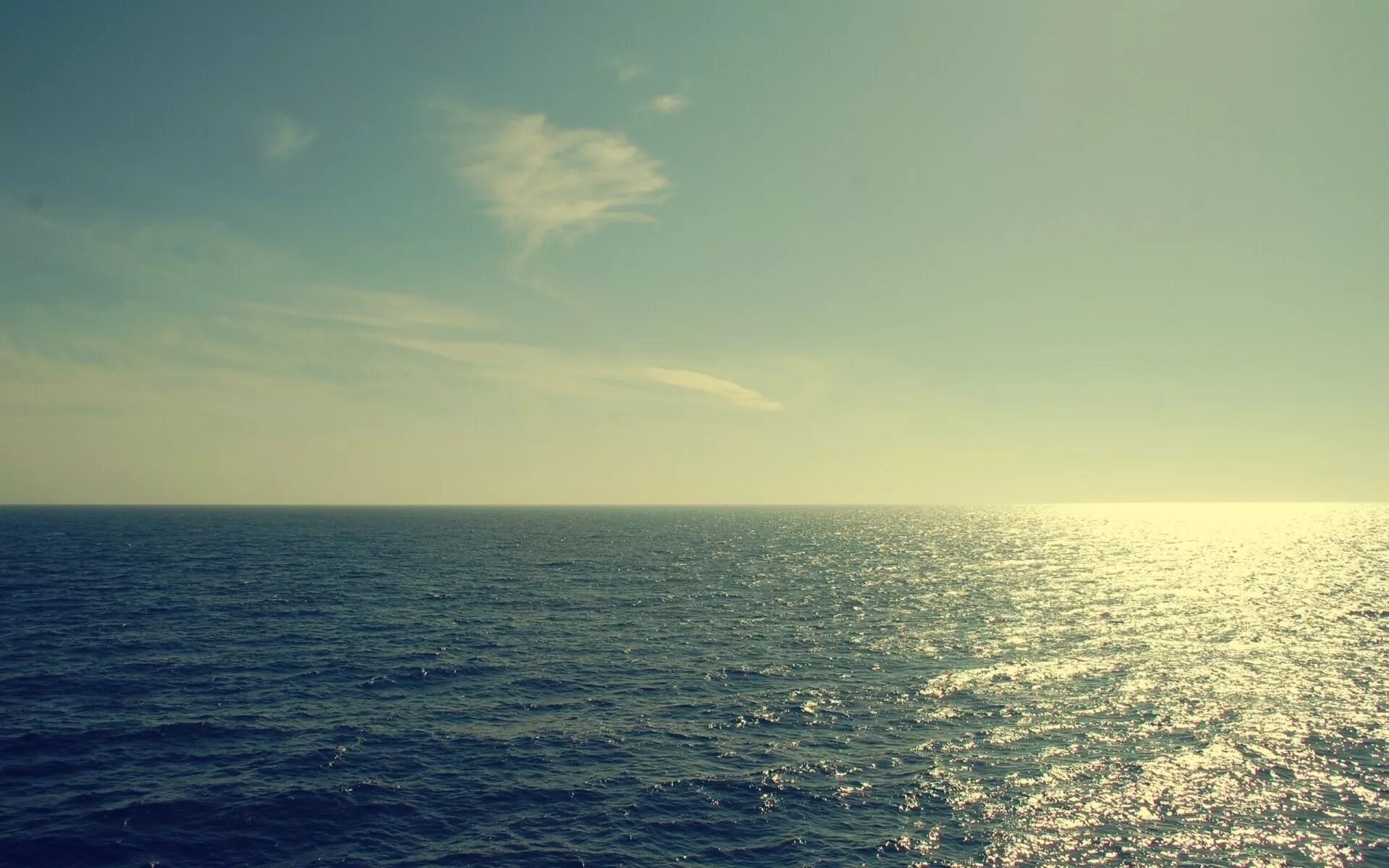 Бескрайний океан 1. Море Горизонт. Океан. Спокойное море. Тихое море.