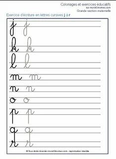 Des lettres