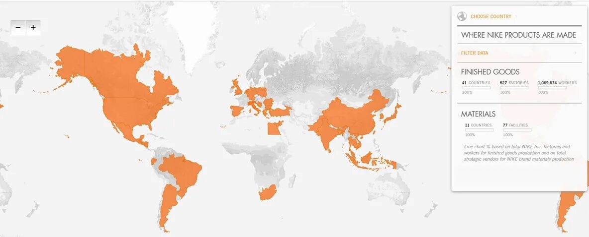 Choose your country. Мировая карта компании найк. Найк в каких странах есть. В какой стране производят найк.