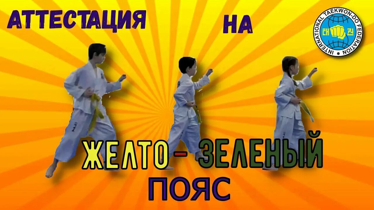 Тхэквондо втф 7 гып. Таэквондо аттестация на зеленый. Аттестация на бело-желтый пояс тхэквондо. Желтый пояс тхэквондо итф. Аттестация на зеленый пояс тхэквондо.