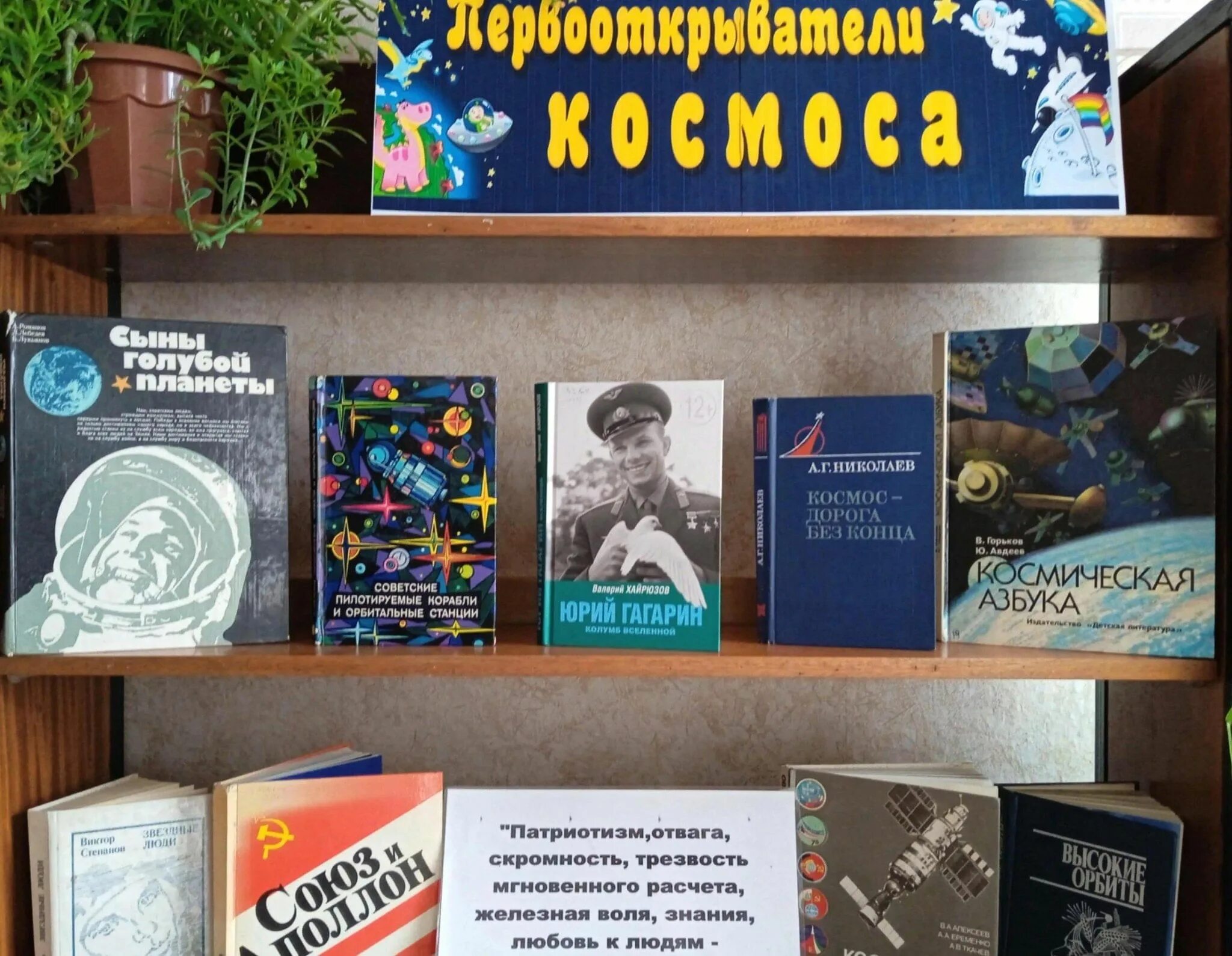 12 апреля день космонавтики в библиотеке. Книжная выставка о космосе. Выставка про космос в библиотеке. Название выставки о космосе. Название книжной выставки про космос.