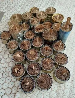 Изготовление окопных свечей пошагово