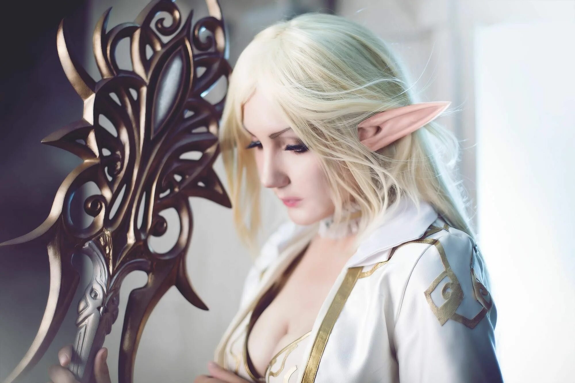 Elf cosplay. Lineage 2 эльфы.