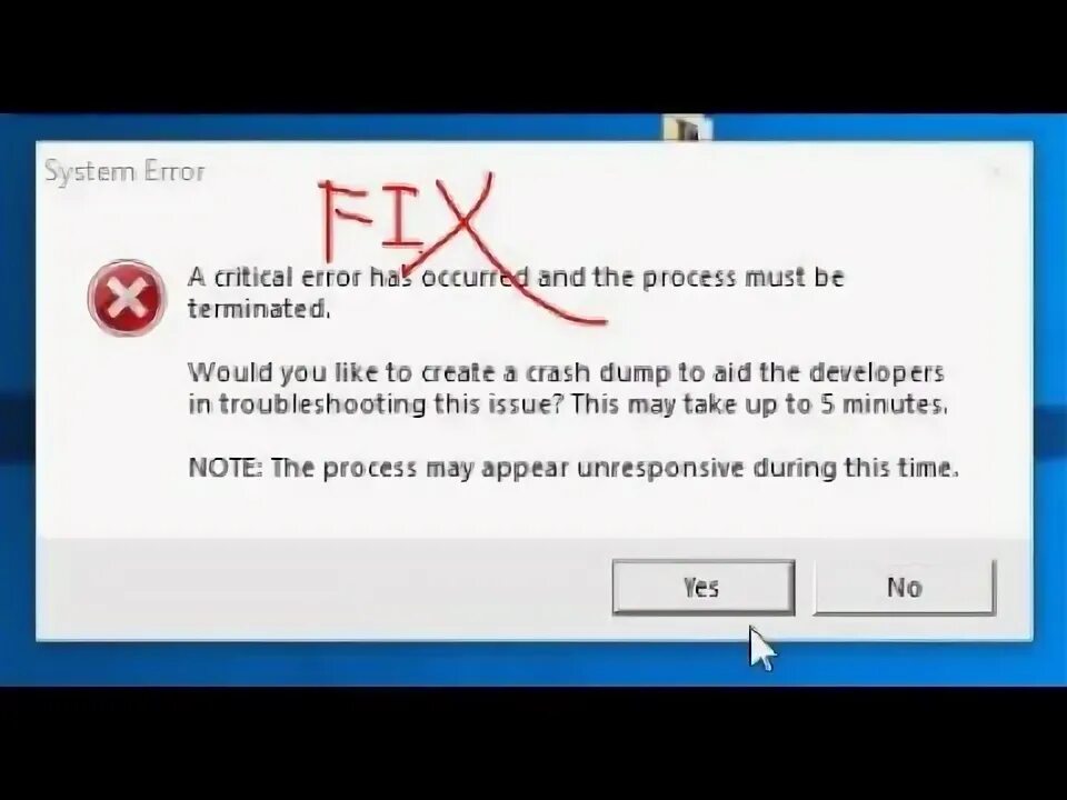 A critical error has. Ошибка crash dump. critical error. ошибка a critical error occurred. system error лига.