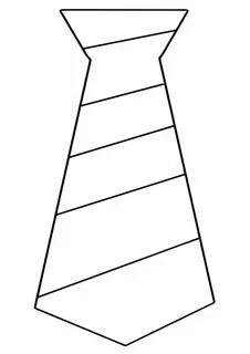 Галстук распечатать шаблон для вырезания из бумаги YouDrop.ru