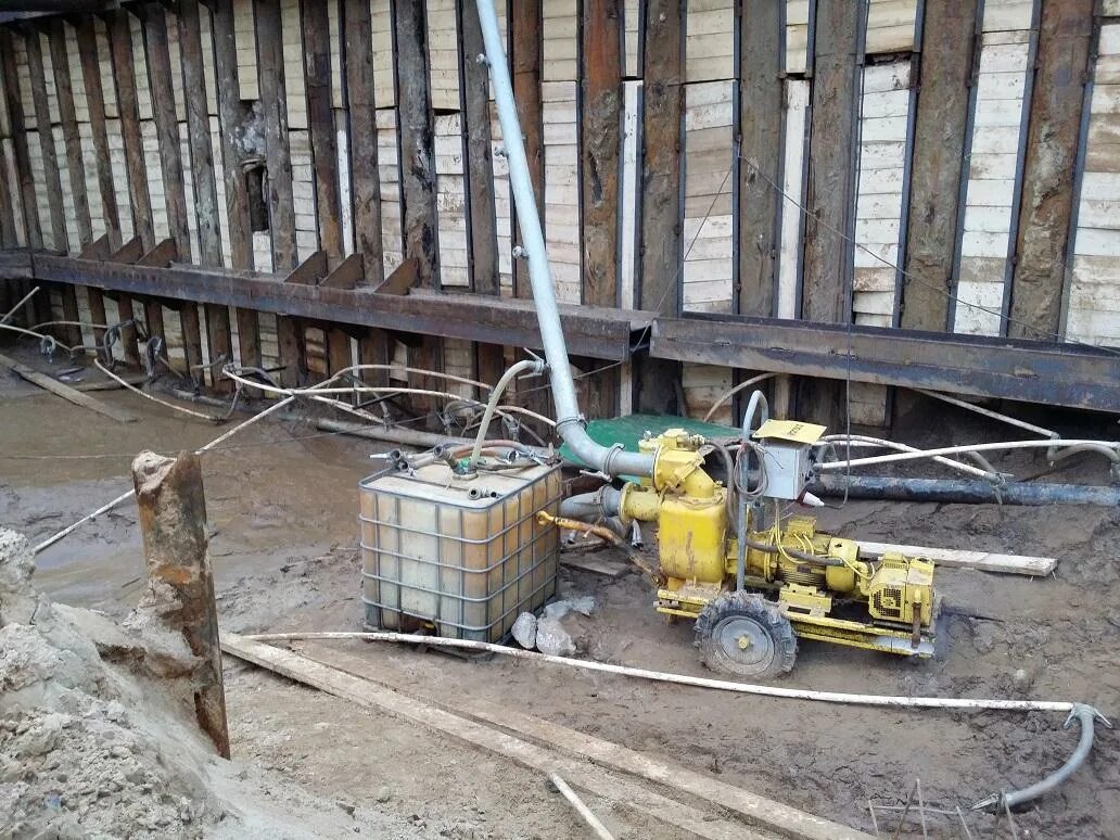 Водоотлив и водопонижение. Водоотлив и водопонижение. Система водопонижения грунтовых вод. Иглофильтры для водопонижения. Эжекторные иглофильтры.