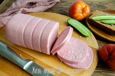 Колбаса из курицы без желатина